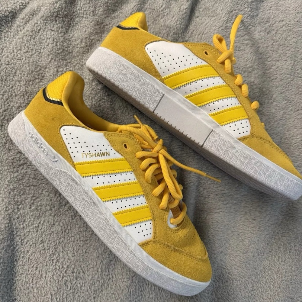 Adidas Originals Tyshawn Low (2023) Gold Size 11 Skateboarding Pretty Much New